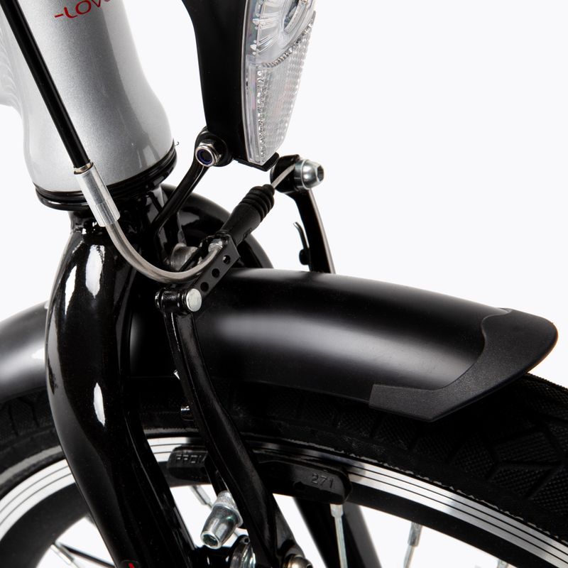 Lovelec Lugo 10Ah bicicletă electrică argintie B400261 7