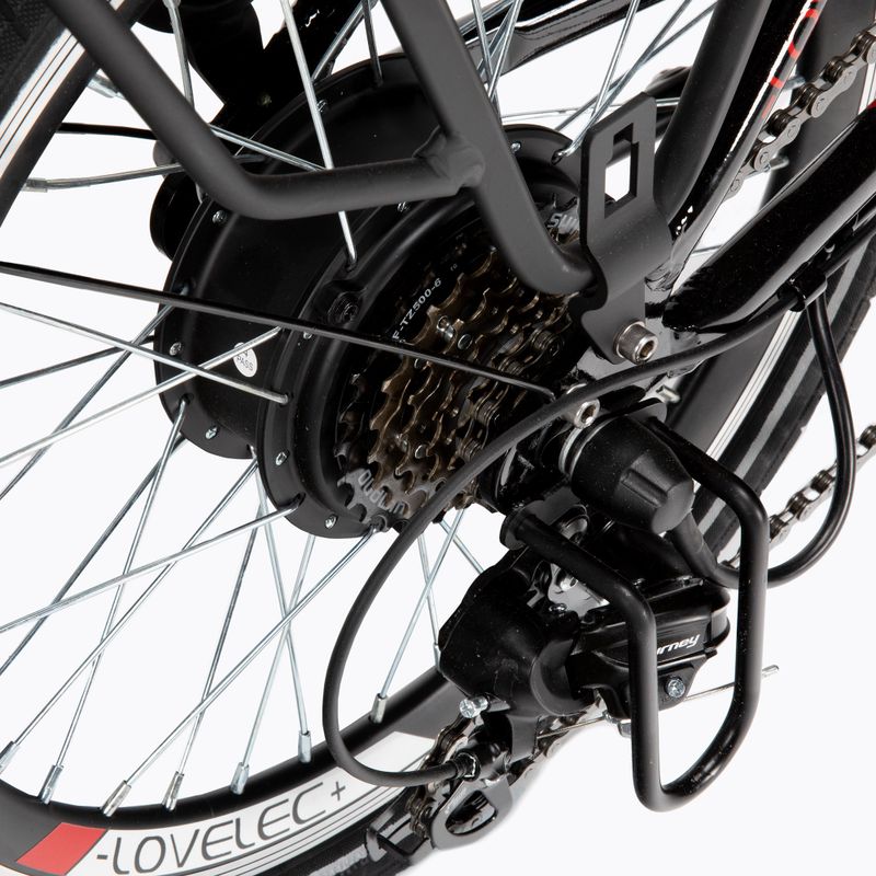 Lovelec Lugo 10Ah bicicletă electrică argintie B400261 8