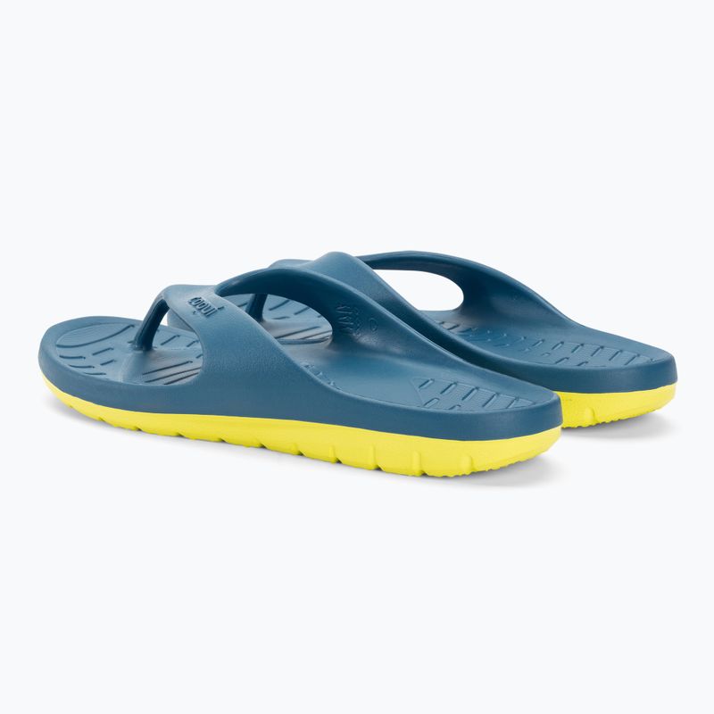 Șlapi de bărbați Coqui Zucco niagara blue/citrus pentru bărbați 3