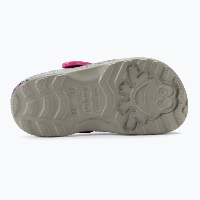 Coqui Little Frog mid.grey/fuchsia love/amulet sandale pentru copii 6