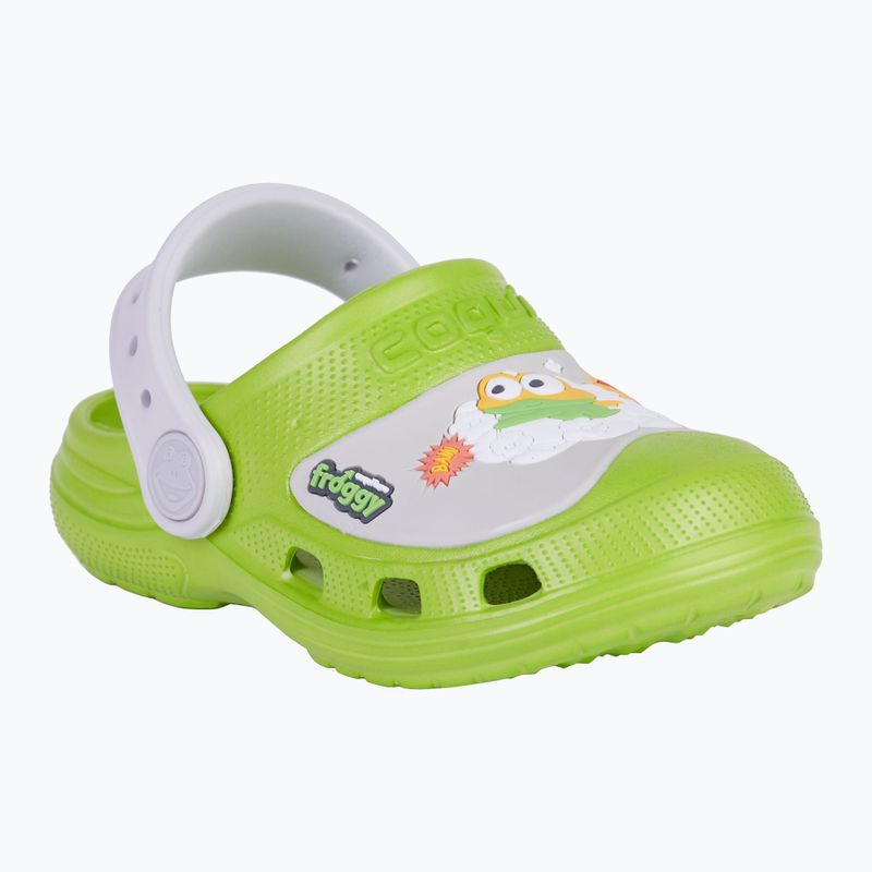 Sandale pentru copii Coqui maxi party green/kaki grey hero pentru copii 8