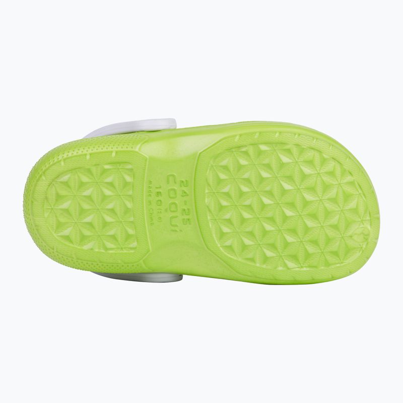 Sandale pentru copii Coqui maxi party green/kaki grey hero pentru copii 12