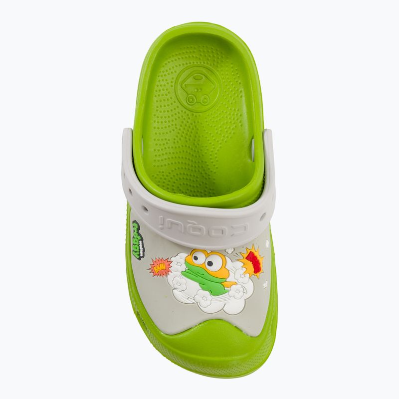 Sandale pentru copii Coqui maxi party green/kaki grey hero pentru copii 7