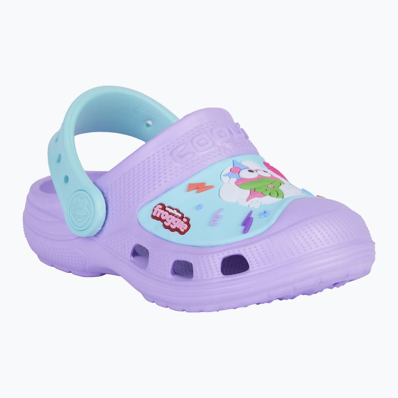 Sandale pentru copii Coqui maxi light lilac/light mint hero