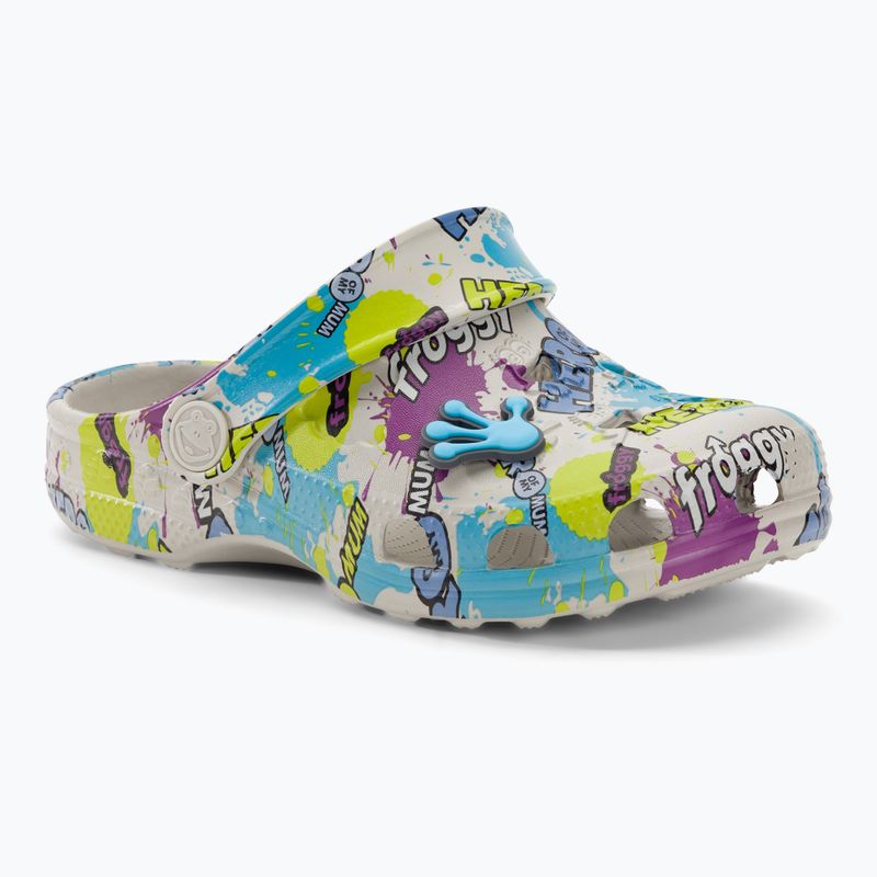 Sandale pentru copii Coqui Little Frog stone hero splash/amulet pentru copii