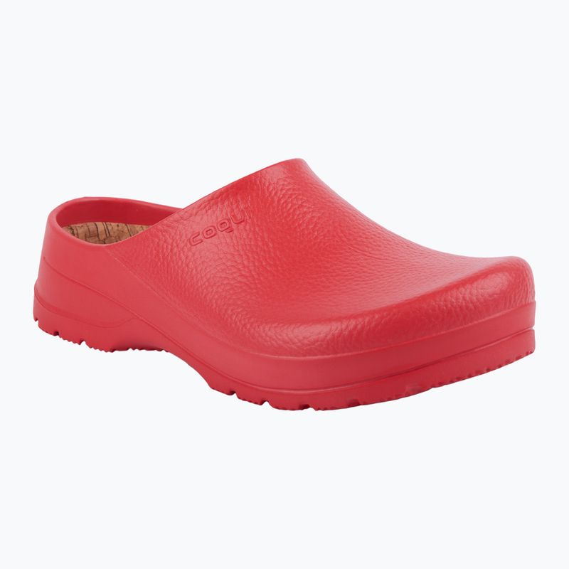 Coqui Seed noi flip-flops pentru femei din plută roșie 7