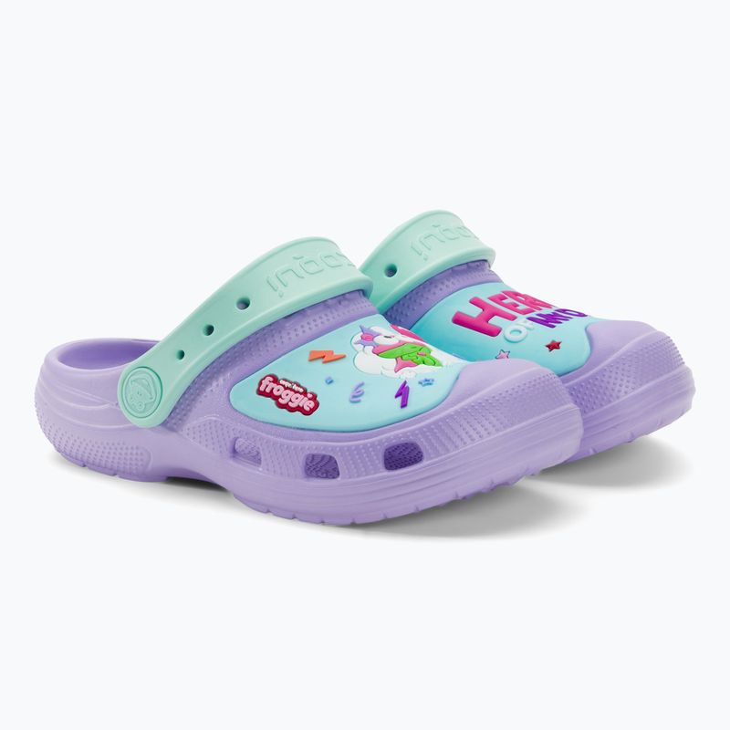 Sandale pentru copii Coqui maxi light lilac/light mint hero