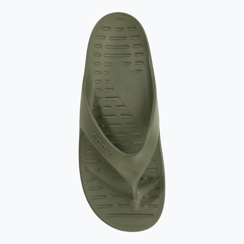 Papuci de baie pentru bărbați Coqui Zucco verde armată închis/piatră