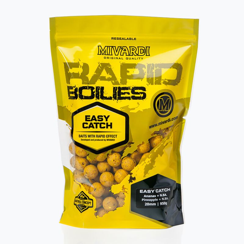 MIVARDI Rapid Boilies Easy Catch Ananas + N.BA. bile proteice. 950 g