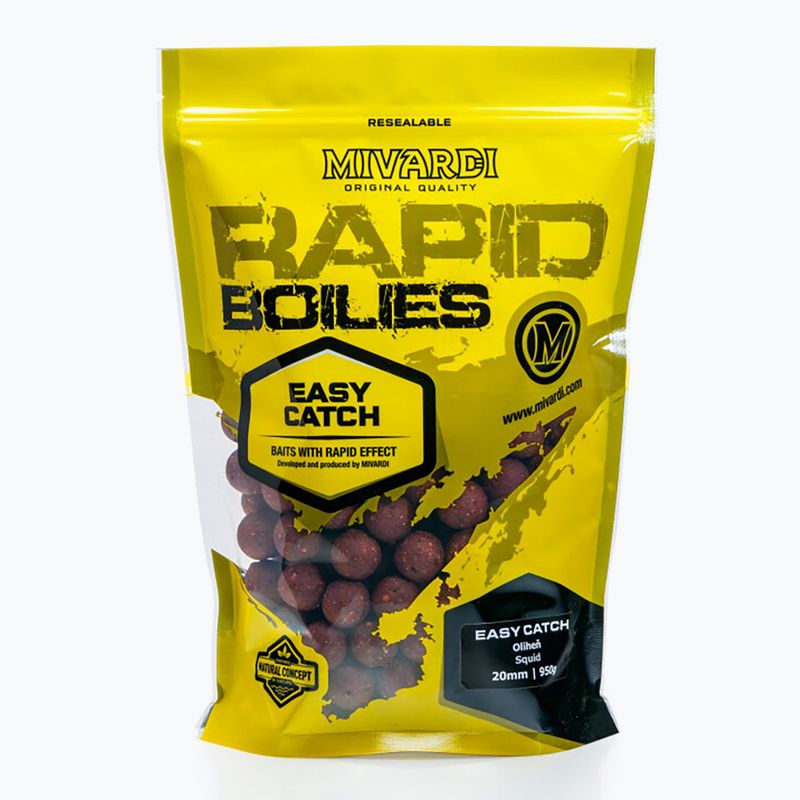 MIVARDI Rapid Boilies Easy Catch Squid Protein Balls 950 g