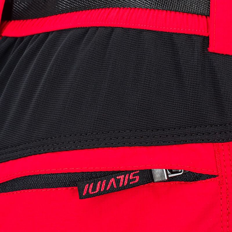 Pantaloni scurți de ciclism pentru bărbați SILVINI Rango roșu 3120-MP161616/2008 4