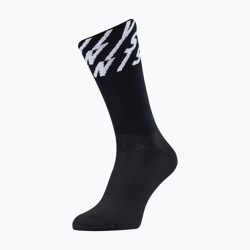 Șosete de ciclism SILVINI Oglio negru-albe 3120-UA1634/8013