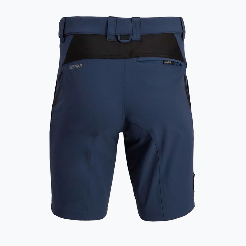 Pantaloni scurți de ciclism pentru bărbați SILVINI Elvo ocean/negru 2