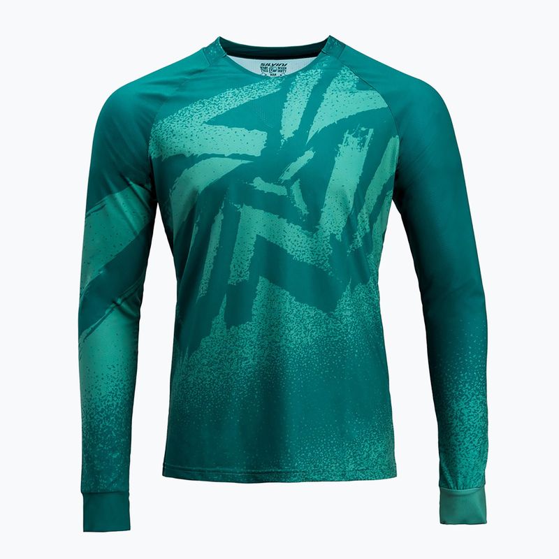 Tricou de ciclism pentru bărbați SILVINI verde 3121-MD1802