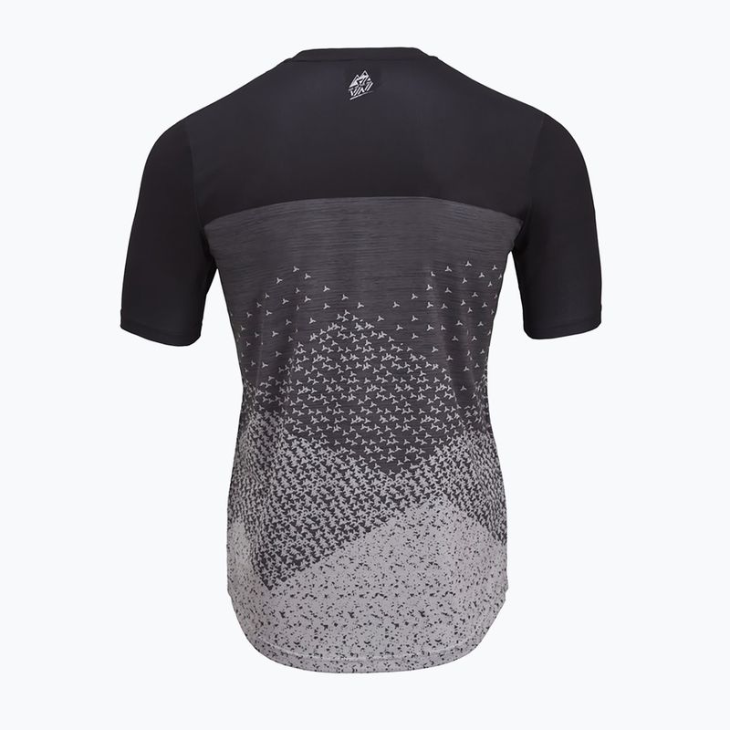 Tricou de ciclism pentru bărbați SILVINI Denno negru-gri 2