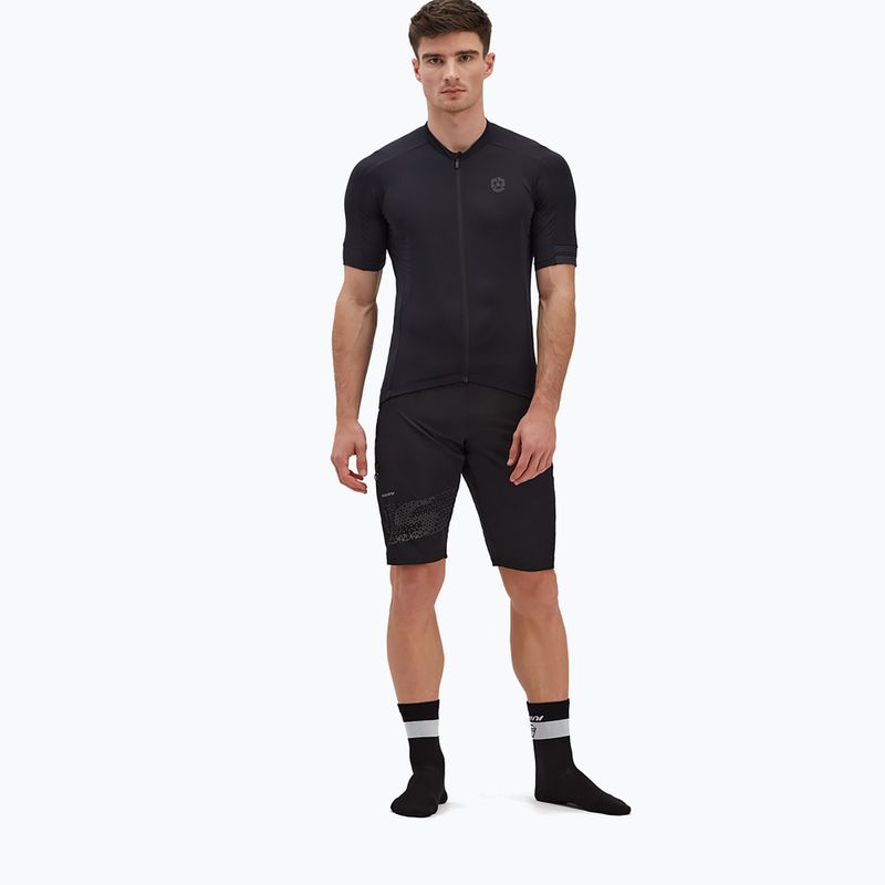 Tricou de ciclism pentru bărbați SILVINI Ceno negru 2