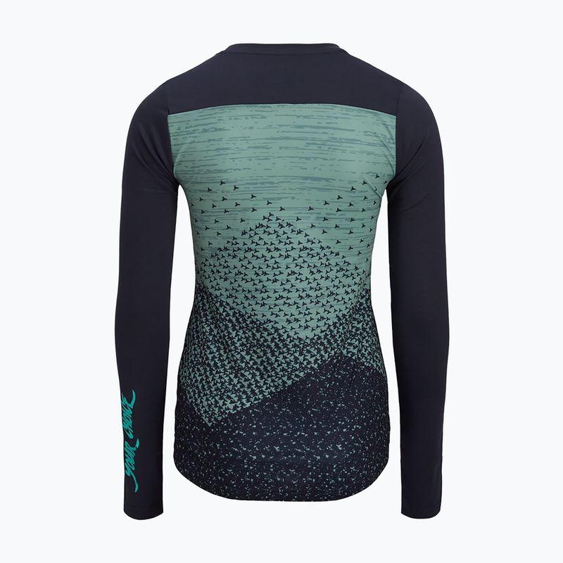 Tricou de ciclism pentru femei SILVINI Ella negru-verde 3122-WD2036/32411 2
