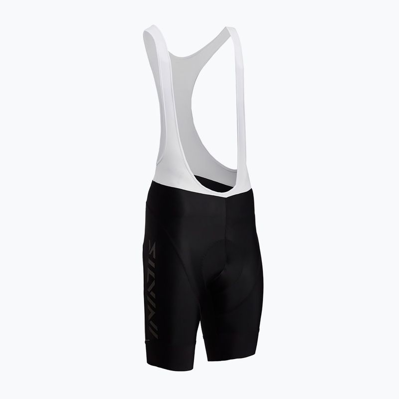 Pantaloni scurți de ciclism pentru bărbați SILVINI Suelo bib negru-albi 3122-MP2043/8012