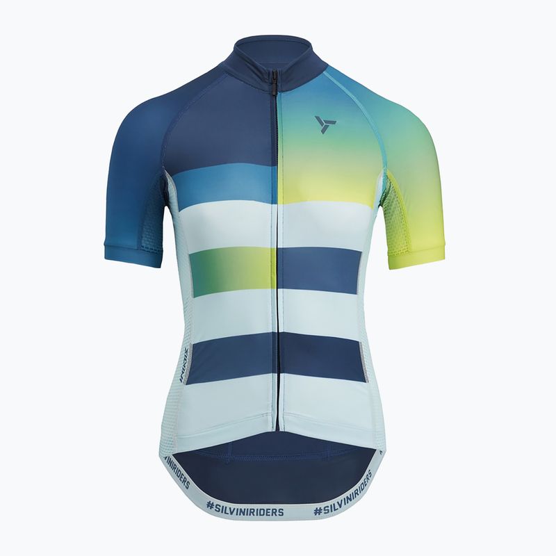 Tricou de ciclism pentru femei SILVINI Mazzana albastru 3122-WD2045/32331