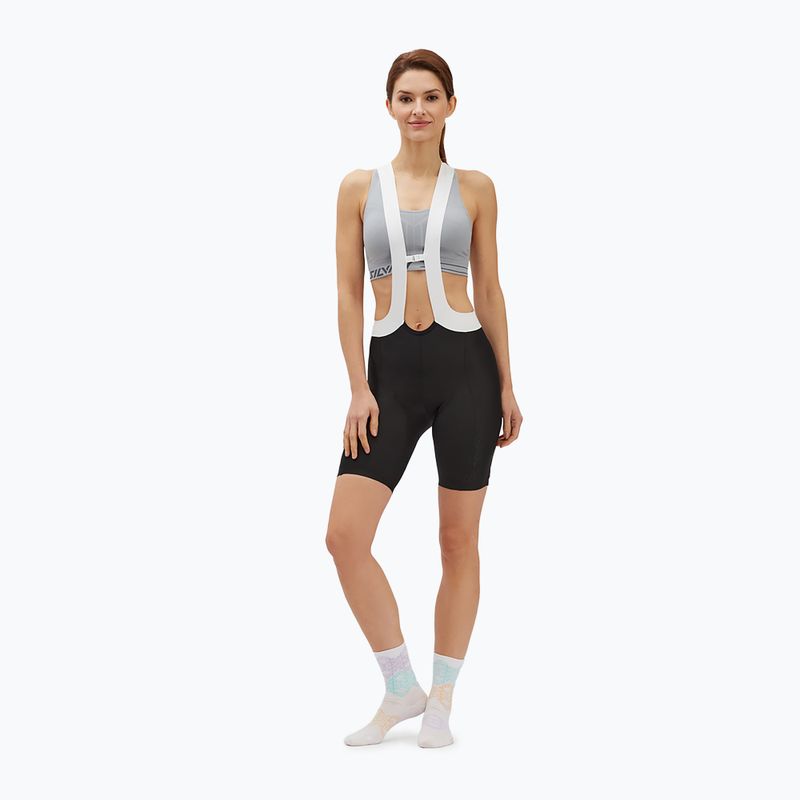 SILVINI pantaloni scurți cu bretele Santerno pentru femei, negru 3122-WP2021/0801/XS