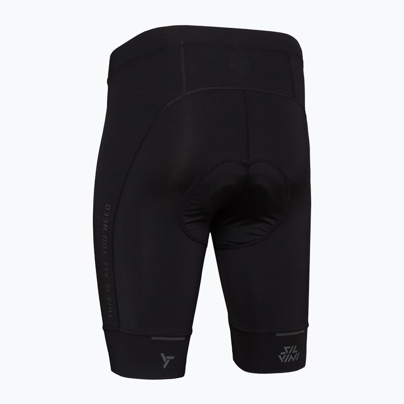 Pantaloni scurți de ciclism pentru bărbați  Silvini Fortore black 2