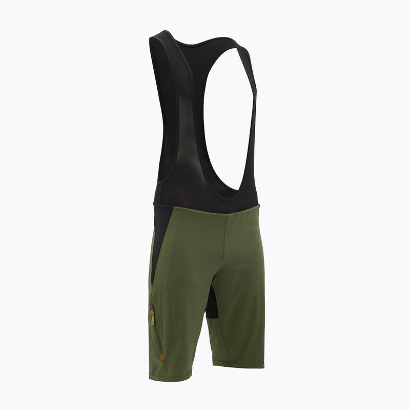 Pantaloni scurți de ciclism SILVINI Barrea olive/negru pentru bărbați SILVINI Barrea 3