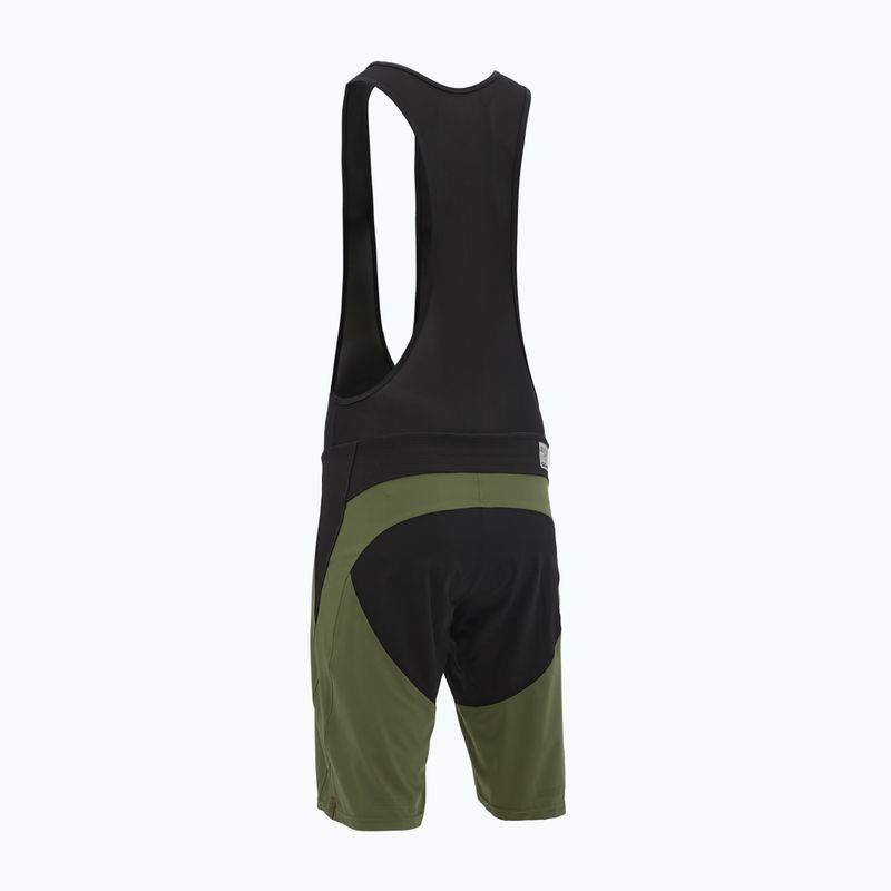 Pantaloni scurți de ciclism SILVINI Barrea olive/negru pentru bărbați SILVINI Barrea 4