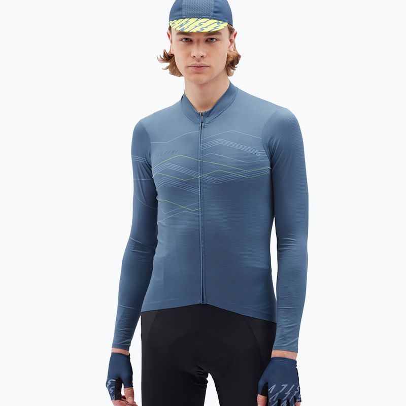 Tricou de ciclism pentru bărbați SILVINI Valfuro bleumarin 3123-MD2200/32322