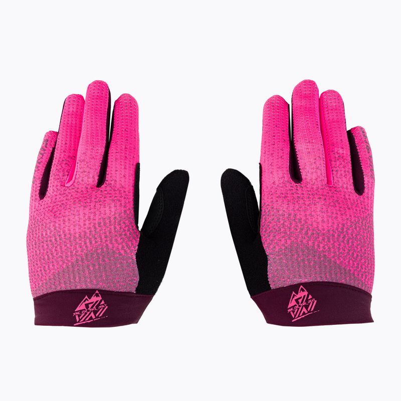 Mănuși de bicicletă pentru copii SILVINI Calvi negru-roze 3123-CA2270/52911 3