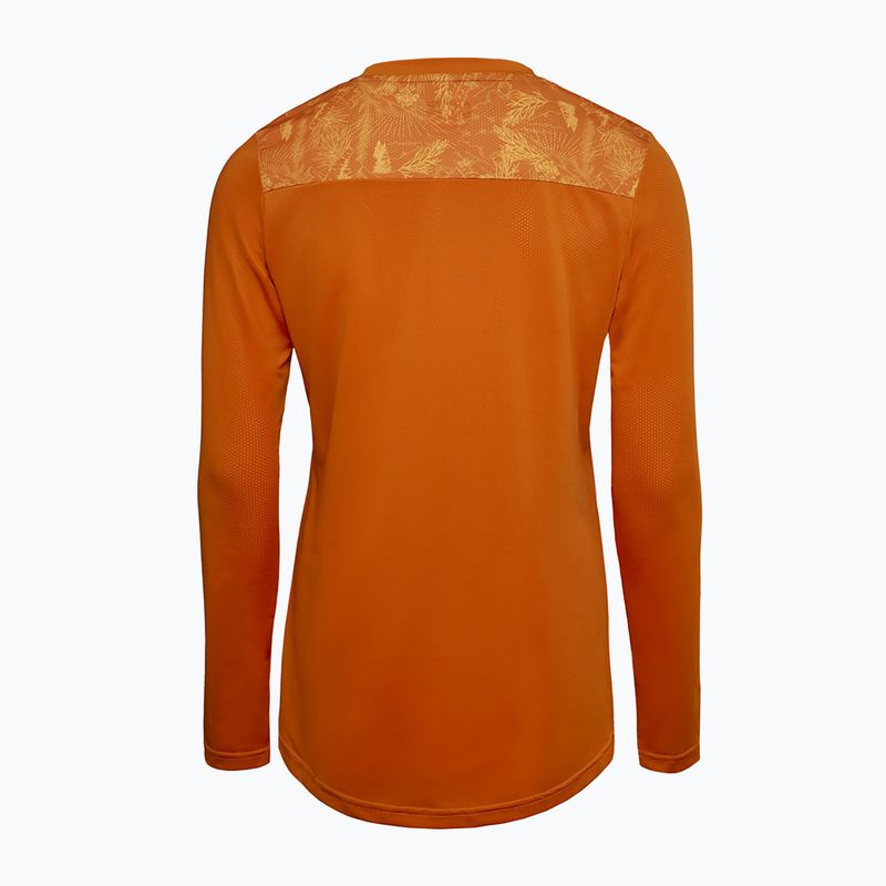 Longsleeve de ciclism pentru femei SILVINI Ella orange 2