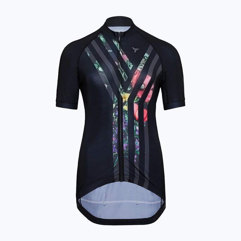 Tricou de ciclism pentru femei SILVINI Calnia black/charcoal