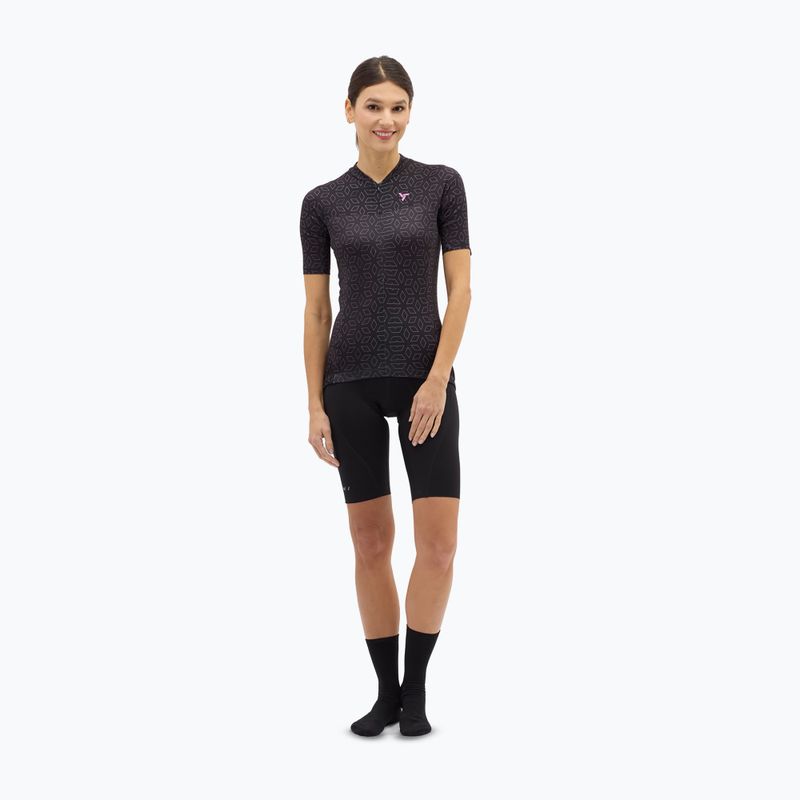 Tricou de ciclism pentru femei SILVINI Catirina black/blush 2