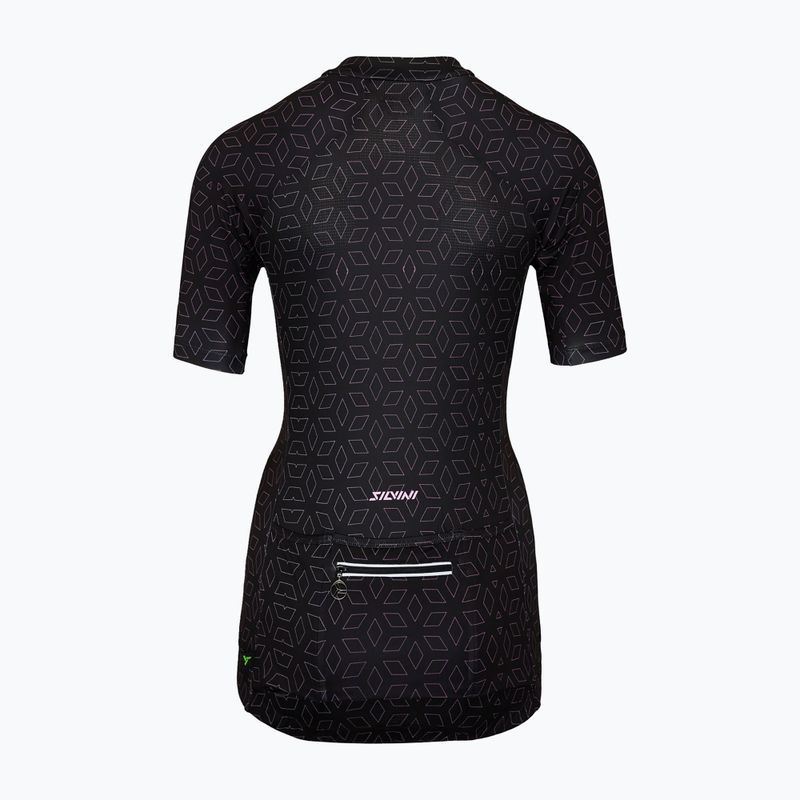 Tricou de ciclism pentru femei SILVINI Catirina black/blush 6