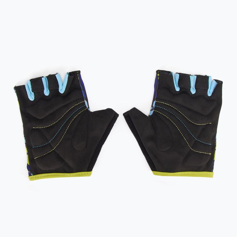 Mănuși de ciclism pentru copii SILVINI Locri blue/neon 3