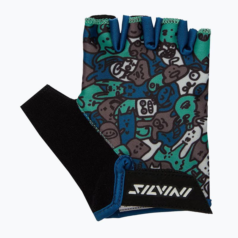 Mănuși de ciclism pentru copii SILVINI Locri blush/green