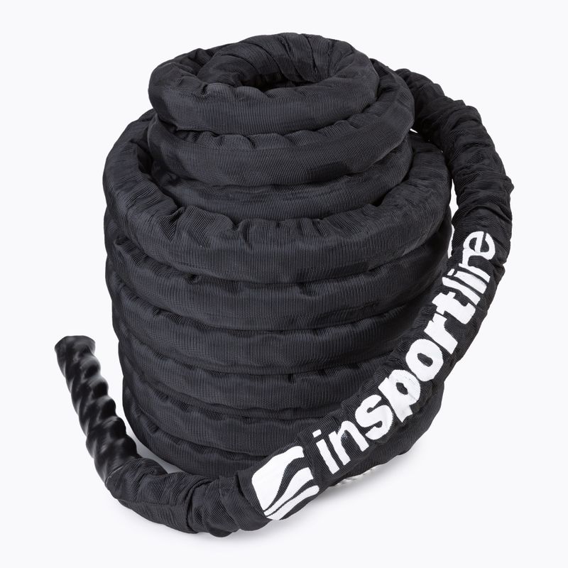 InSPORTline WaveRope frânghie de antrenament negru 12264