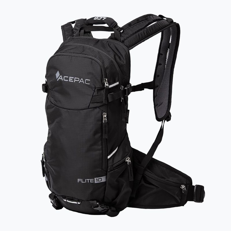 Rucsac de ciclism Acepac Flite 10 MKIII 10 l black
