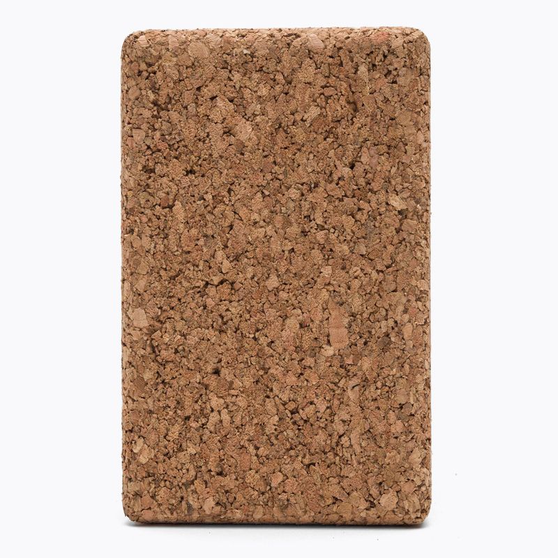 JadeYoga Cork Block Mic maro deschis CYBS 4