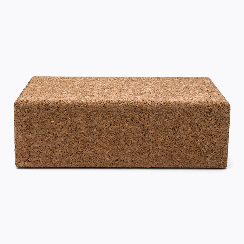 JadeYoga Cork Block Mic maro deschis CYBS 5