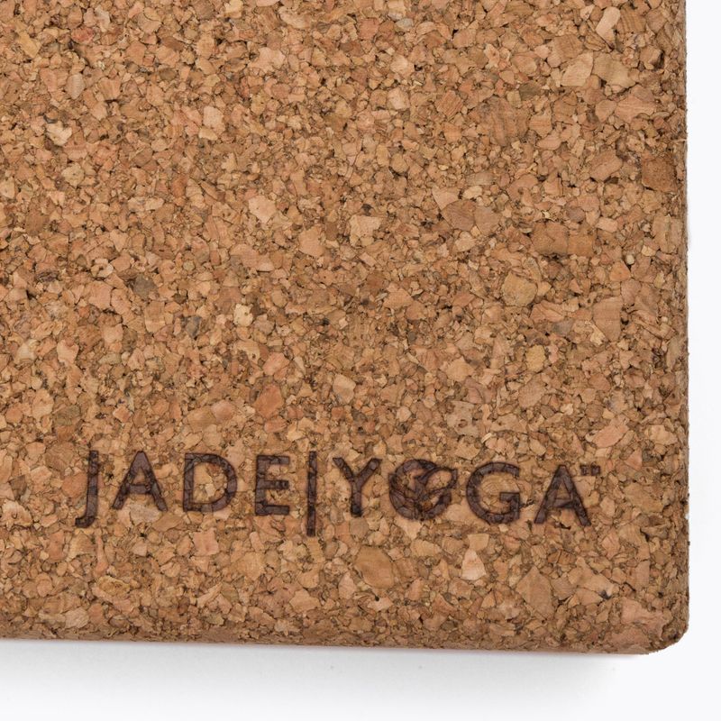 JadeYoga Cork Block Mic maro deschis CYBS 6
