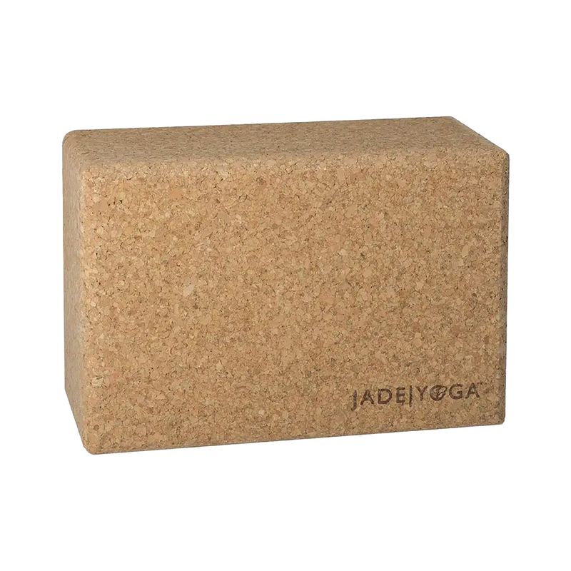 JadeYoga Cork Block Mic maro deschis CYBS 9