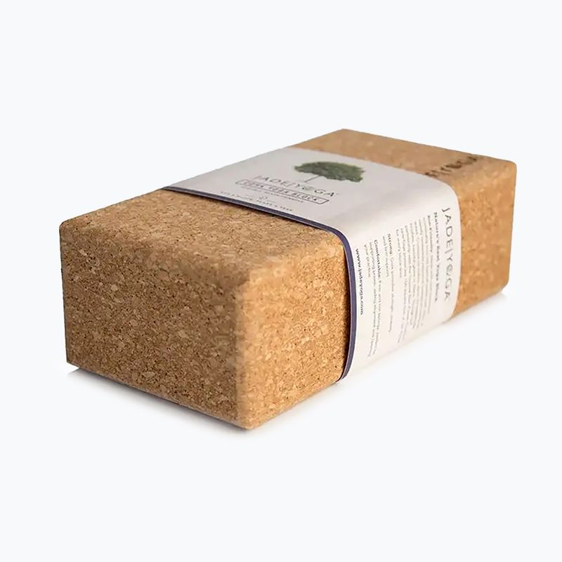 Cub pentru yoga JadeYoga Cork Block Large cork 2