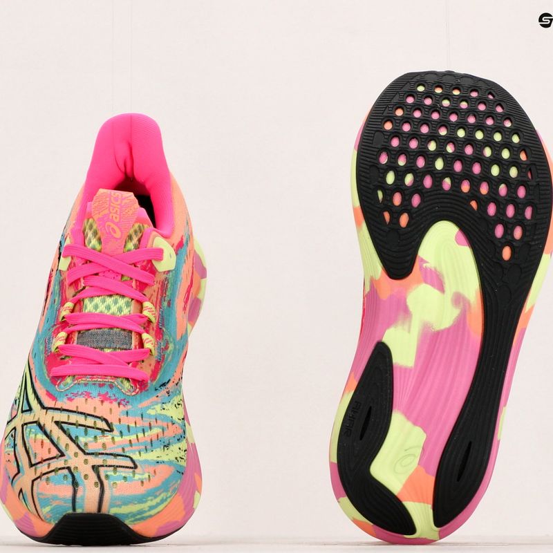 Pantofi de alergare pentru femei ASICS Noosa Tri 15 summer dune/lime green 17
