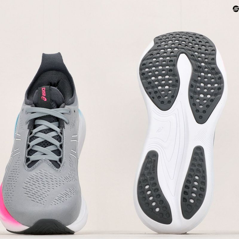 ASICS Gel-Nimbus 25 pantofi de alergare pentru femei sheet rock/alb 17