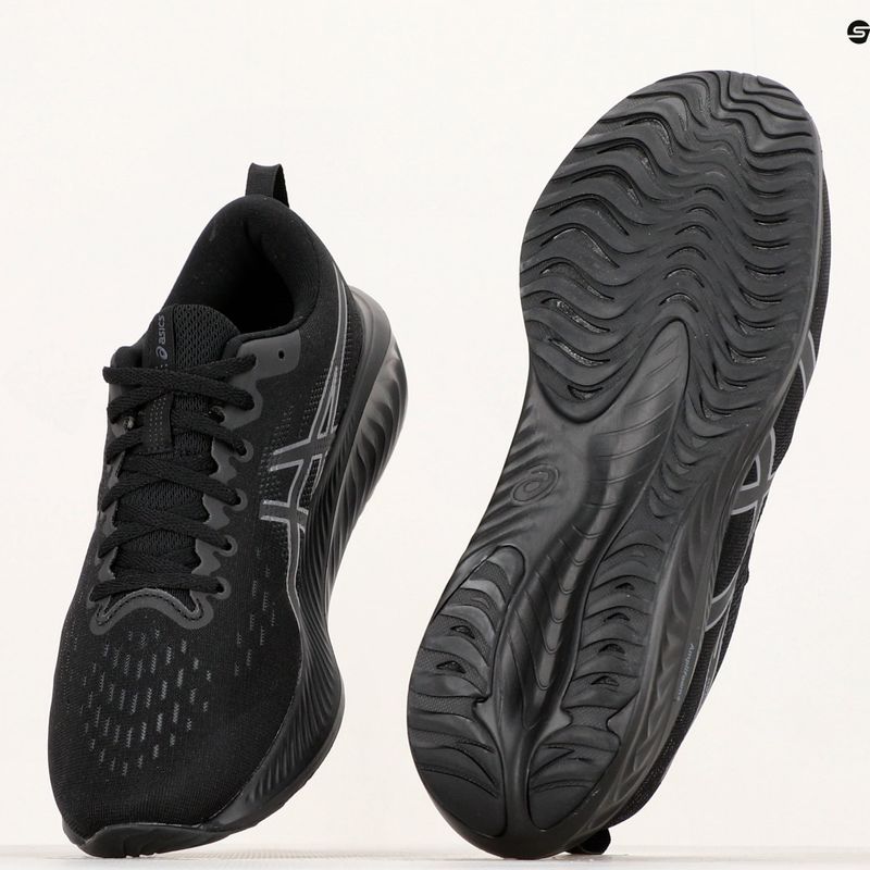 ASICS Gel-Excite 10 pantofi de alergare pentru bărbați negru / gri purtător 13