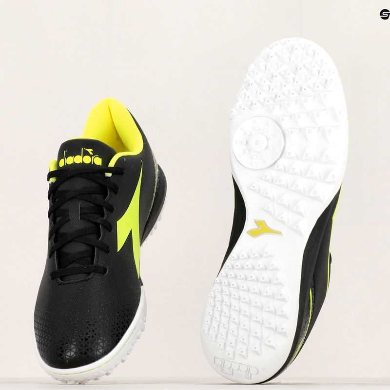 Ghete de fotbal Diadora Pichichi 6 TFR pentru bărbați negru/galben fi dd/alb 12