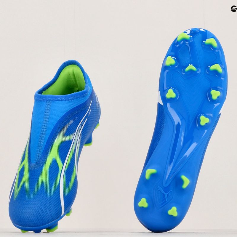 PUMA Ultra Match Ll FG/AG Jr ghete de fotbal pentru copii ultra blue/puma white/pro green 12