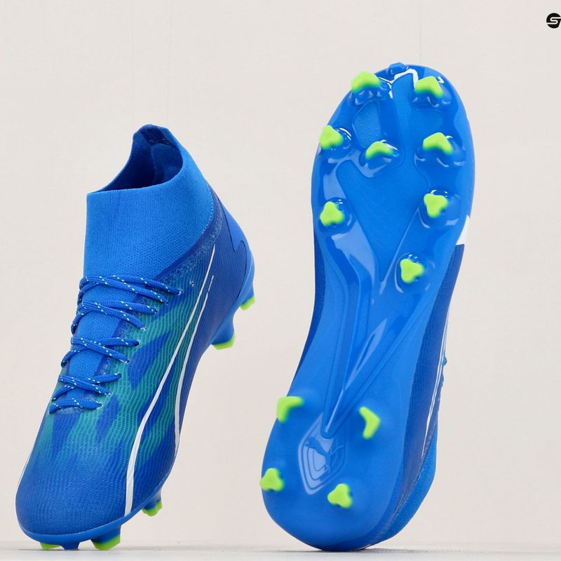 PUMA Ultra Pro FG/AG Jr ghete de fotbal pentru copii ultra blue/puma white/pro green 12