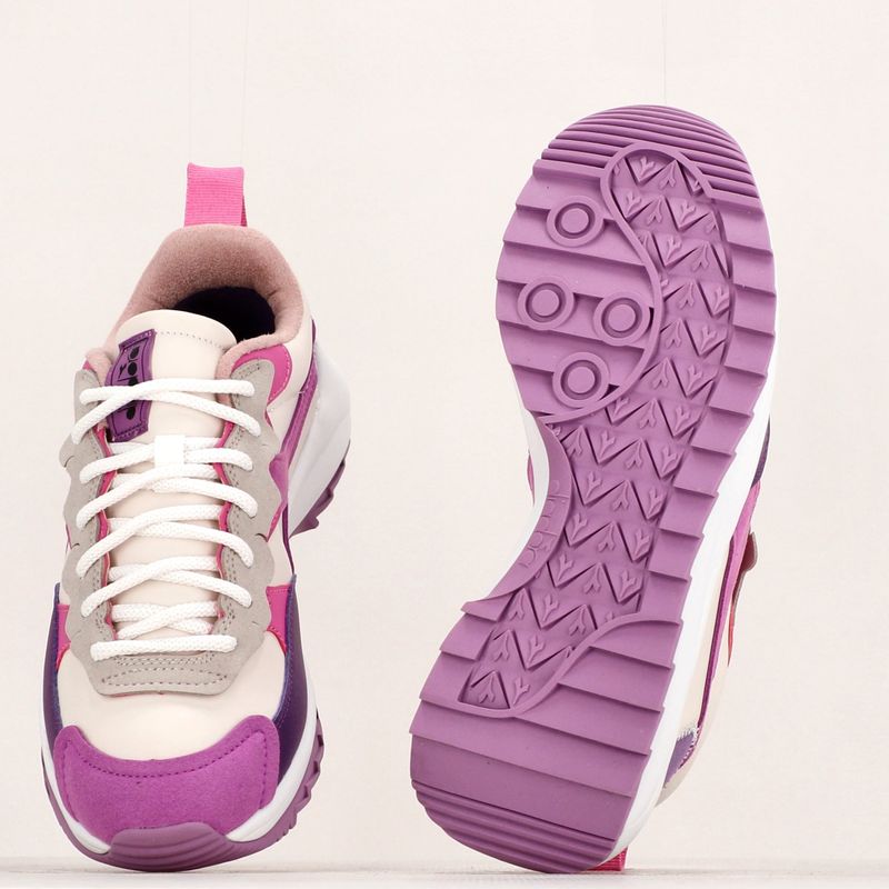 Pantofi pentru femei Diadora Jolly Pop blanc de blanc/mulberry 18
