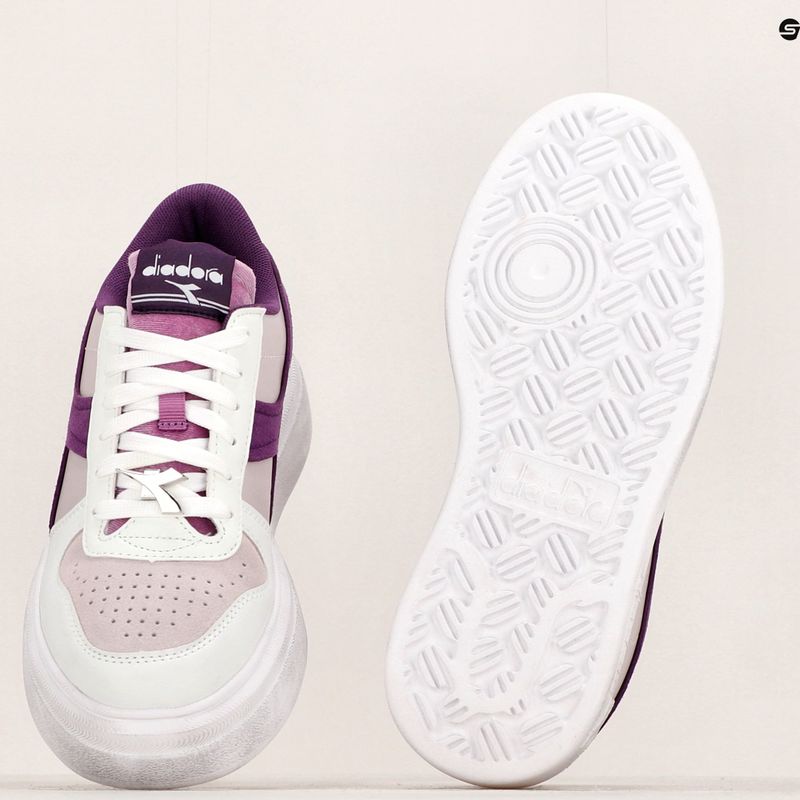 Pantofi de damă Diadora Magic Bold Eden WN gri liliac/blanc de alb 18
